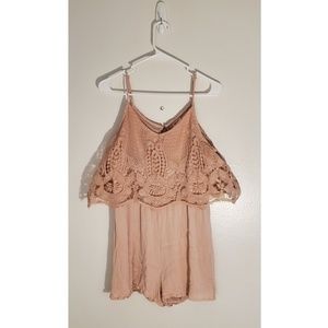 Peach Romper